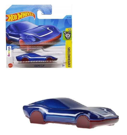 Hotwheels Hot Wheels Diecast Model Car 2023 23/250  Coupe Clip Key ring Keyring Experimotors