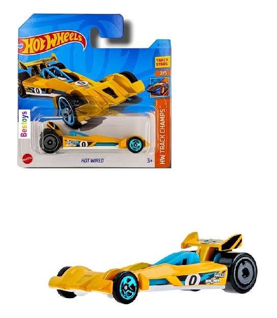 Hotwheels Hot Wheels Diecast Model Car 2023 41/250  Hot Wired No 0 Track Champs 1/64 scale