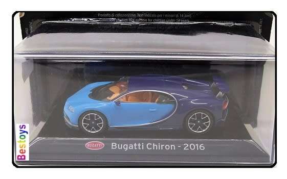 Supercars Diecast Model Car Collection Bugatti Chiron 2016 1/43 scale