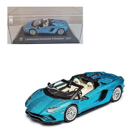 Supercars Diecast Model Car Collection Lamborghini Aventador S Roadster 2017 1/43 scale