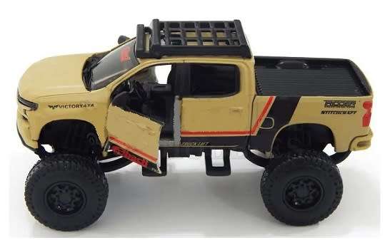 Maisto Diecast Model Car 4x4 Rebels Chevy Chevrolet Silverado Pickup 2019 Z 71 Z71 1/43 scale