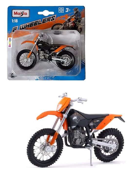 Maisto Motorcycle Bike KTM 450 EXC Scrambler Offroad 1/18 scale