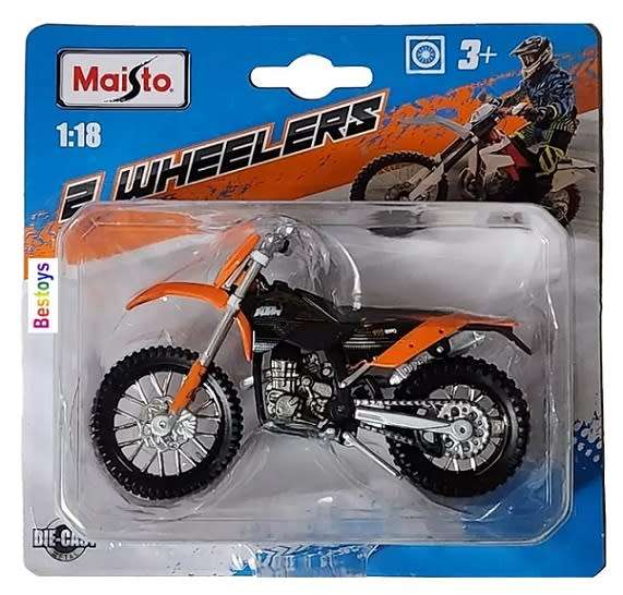 Maisto Motorcycle Bike KTM 450 EXC Scrambler Offroad 1/18 scale