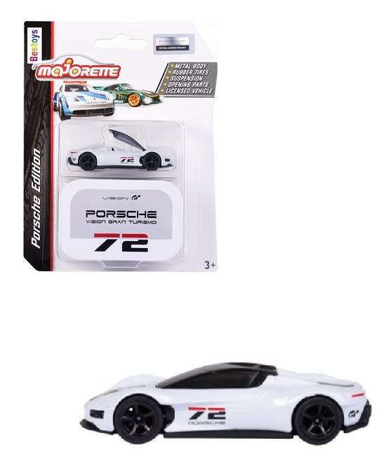 Majorette Porsche Series Porsche Vision Gran Turismo No 72 + Collector Tin