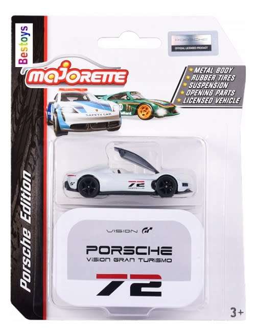 Majorette Porsche Series Porsche Vision Gran Turismo No 72 + Collector Tin