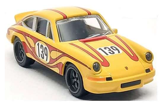 Majorette Diecast Model Car Porsche Series Porsche 911 Carrera RS 2.7 No 139 + Collector Tin 1/64