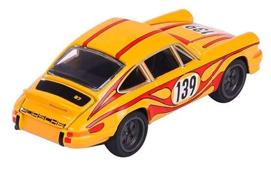 Majorette Diecast Model Car Porsche Series Porsche 911 Carrera RS 2.7 No 139 + Collector Tin 1/64