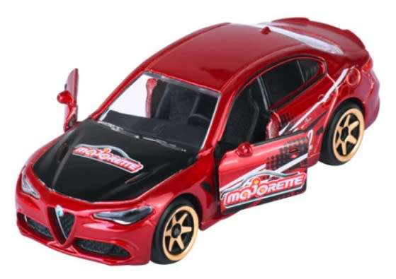 Majorette Diecast Model Car Anniversary Edition Alfa Romeo Giulia Quadrifoglia 1/64 scale