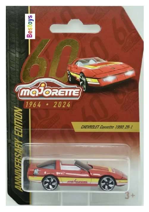 Majorette Diecast Model Car Anniversary Edition Chevy Chevrolet Corvette ZL 1 ZL1 1980 1/64 scale