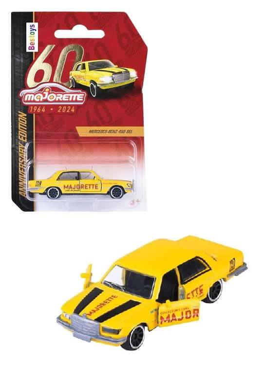 Majorette Diecast Model Car Anniversary Edition Mercedes Benz 450 SEL 1/64 scale