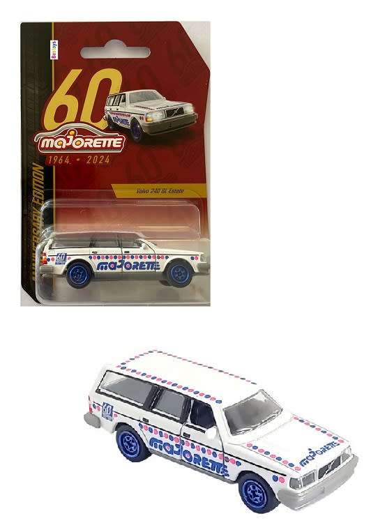 Majorette Diecast Model Car Anniversary Edition Volvo 240 GL Estate Stationwagon 1/64 scale