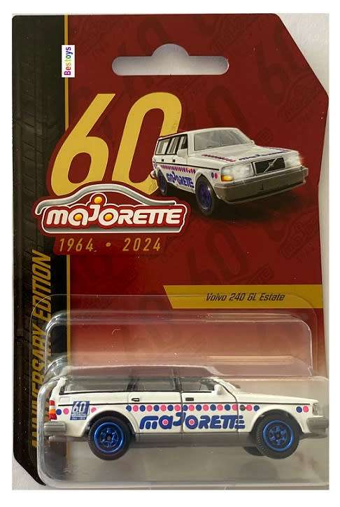 Majorette Diecast Model Car Anniversary Edition Volvo 240 GL Estate Stationwagon 1/64 scale
