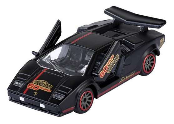Majorette Diecast Model Car Anniversary Edition Lamborghini Countach LP 400 + collector tin 1/64