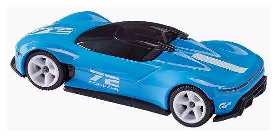 Majorette Diecast Model Car Porsche Series Porsche Vision Gran Turismo No 72 + Collector Tin 1/64 sc