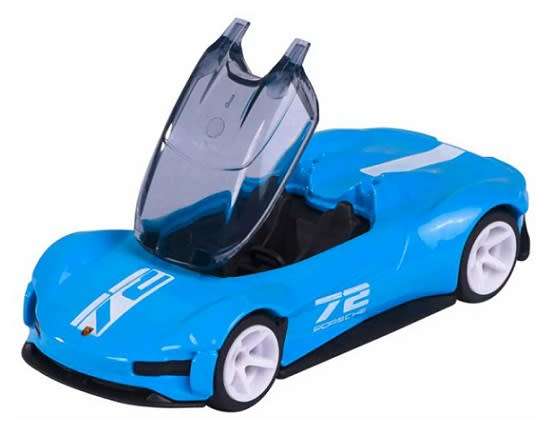 Majorette Diecast Model Car Porsche Series Porsche Vision Gran Turismo No 72 + Collector Tin 1/64 sc