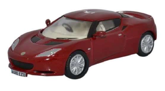Oxford Diecast Model Car LEV001 Lotus Evora OO 1/76 railway scale