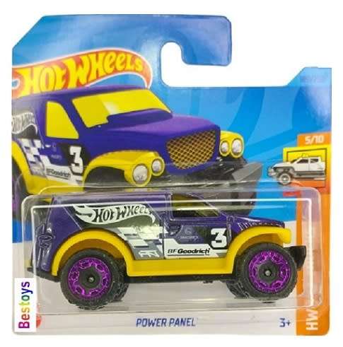 Hotwheels Hot Wheels Diecast Model Car 2023 189/250 Power Panel No 3 Hot Trucks