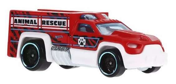 Hotwheels Hot Wheels Diecast Model Car 2023 192/250 Rescue Duty "Animal Rescue" Rescue