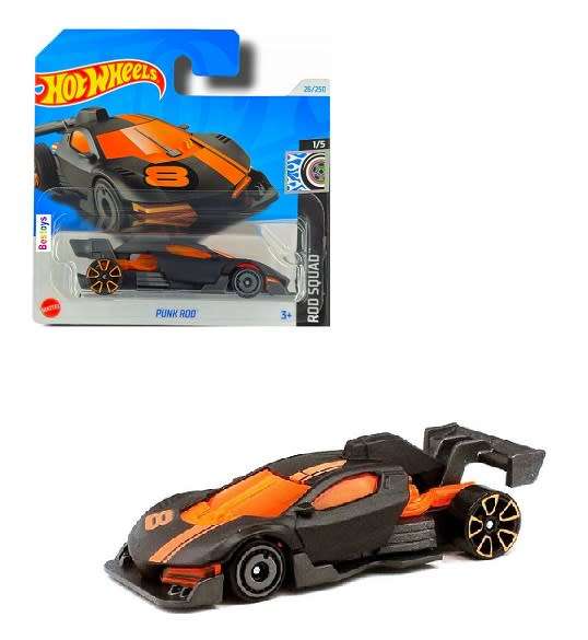 Hotwheels Hot Wheels Diecast Model Car 2024 26/250 Punk Rod No 8 Rod Squad 1/64 scale