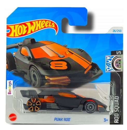 Hotwheels Hot Wheels Diecast Model Car 2024 26/250 Punk Rod No 8 Rod Squad 1/64 scale