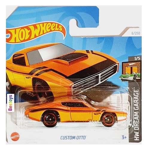 Hotwheels Hot Wheels Diecast Model Car 2024 6/250 Custom Otto Dream garage 1/64 scale