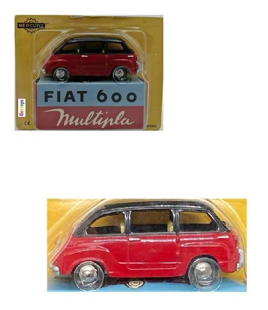 Hachette Mercury Diecast Model Car Collection Fiat 600 Multipla 1/43 scale