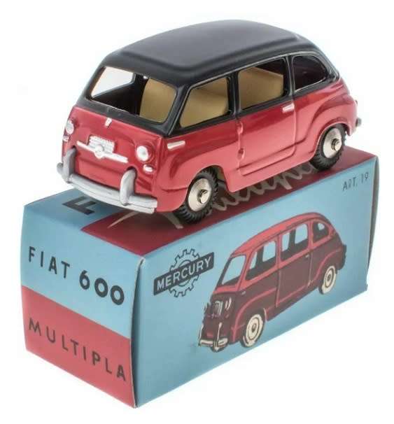 Hachette Mercury Diecast Model Car Collection Fiat 600 Multipla 1/43 scale