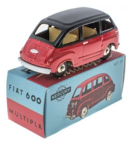 Hachette Mercury Diecast Model Car Collection Fiat 600 Multipla 1/43 scale