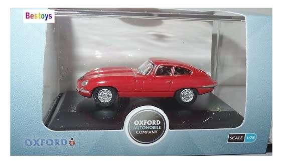 Oxford Diecast Model Car ETYP002 Jaguar E Type 1/76 OO Railway scale