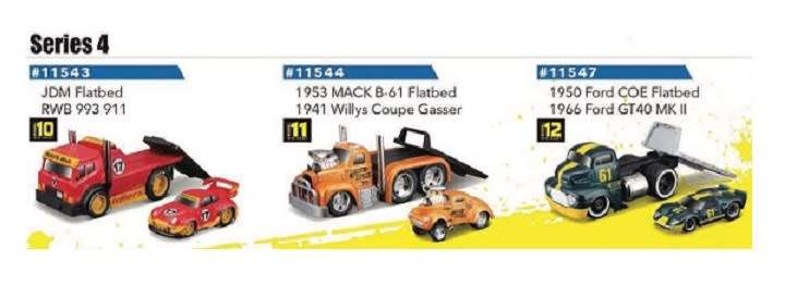 Maisto Muscle Machines Transport JDM Flatbed Truck + RWB 993 911 No 17