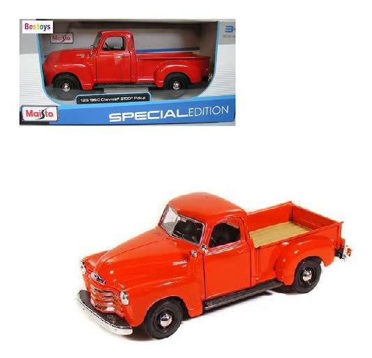 Maisto Diecast Model Car 31952 Chevy Chevrolet C 3100 C3100 Pickup 1950 1/25 scale