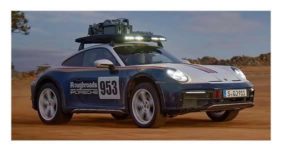 Bburago 28029 Porsche 911 Dakar 2023 No 953
