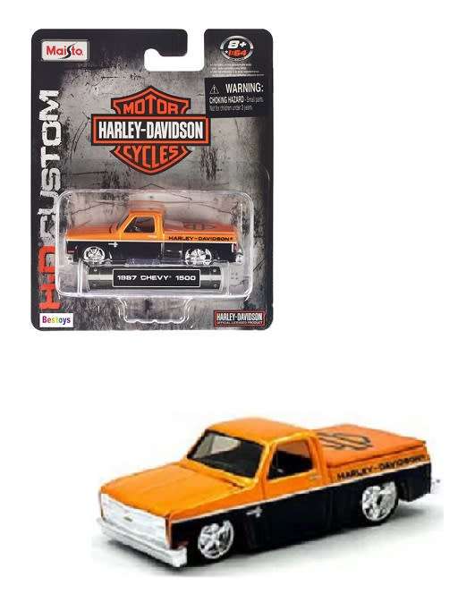 Maisto Harley Davidson Series Chevy Chevrolet 1500 Pickup 1987 1/64 scale