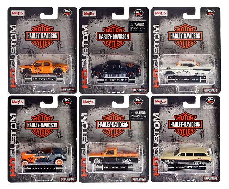 Maisto Harley Davidson Series Chevy Chevrolet Biscayne Stationwagon 1962 1/64 scale