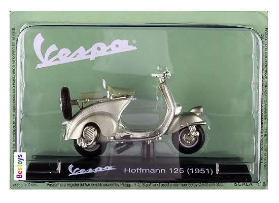 Vespa Piaggio Diecast Model Scooter Collection Hoffmann 125 1951 1/18 scale