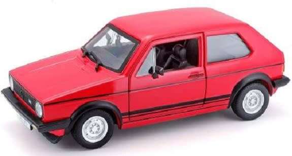 Burago Diecast Model Car 21089 VW Volkswagen Golf Mk 1 MK1 GTi 1979 1/24 scale