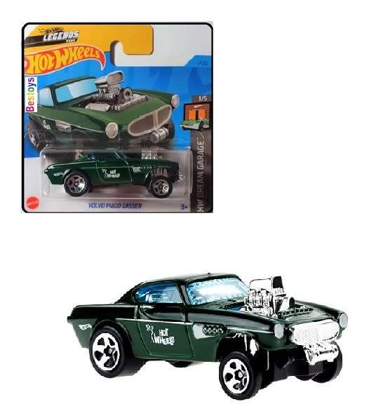 Hotwheels Hot Wheels Diecast Model Car 2023 1/250 Volvo P 1800 P1800 Gasser Dream Garage 1/64 scale