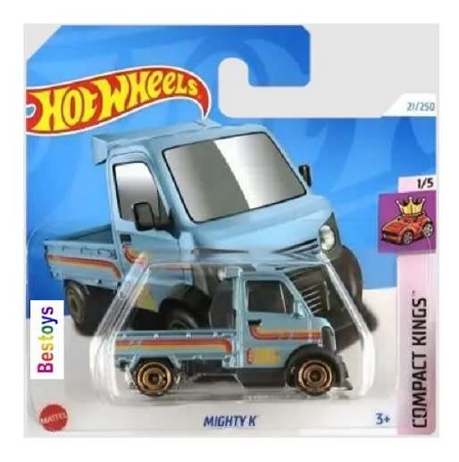 Hotwheels Hot Wheels Diecast Model Car 2024 21/250 Mighty K Truck Compact Kings