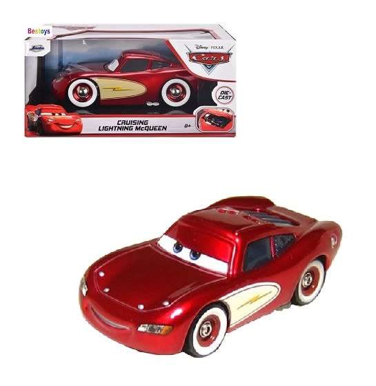 JADA Diecast Model Car 4001 Cruising Lightning McQueen Disney Cars Hollywood Rides 1/24 scale