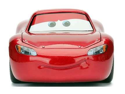JADA Diecast Model Car 4001 Cruising Lightning McQueen Disney Cars Hollywood Rides 1/24 scale