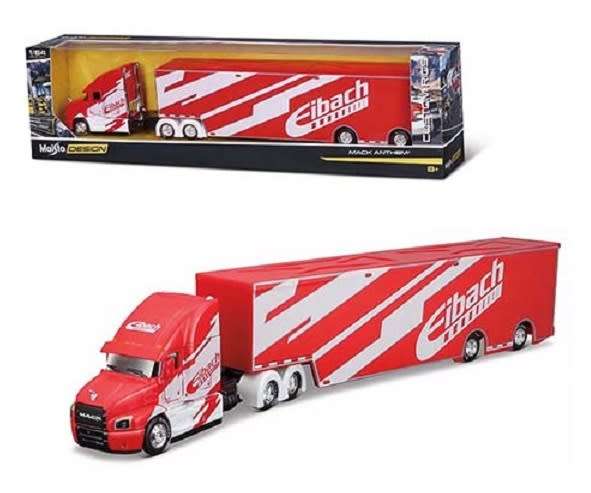 Maisto Diecast Model Truck Design Series Custom Haulers Mack Anthem `Eibach` 1/64 scale