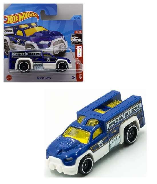 Hot Wheels 2023 192/250 Rescue Duty "Animal Rescue" Rescue