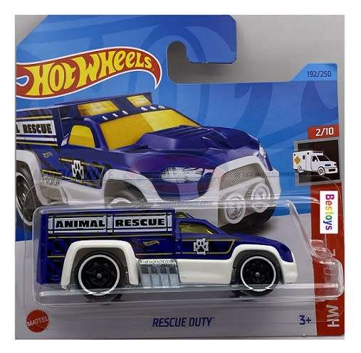 Hot Wheels 2023 192/250 Rescue Duty "Animal Rescue" Rescue