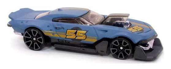 Hotwheels Hot Wheels Diecast Model Car 2023 206/250 Mod Speeder No 55 Muscle Mania 1/64 scale