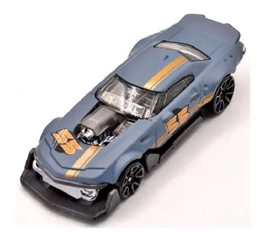 Hotwheels Hot Wheels Diecast Model Car 2023 206/250 Mod Speeder No 55 Muscle Mania 1/64 scale