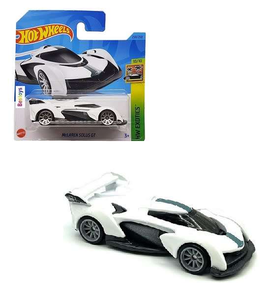 Hotwheels Hot Wheels Car 2023 250/250 McLaren Solus GT Exotics  1/64 scale