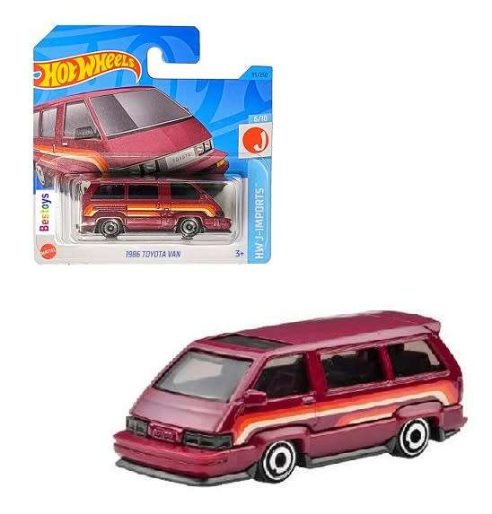 Hotwheels Hot Wheels Diecast Model Car 2023 95/250 Toyota Van 1986 J Imports