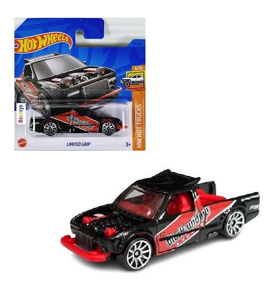 Hotwheels Hot Wheels Diecast Model Car 2023 190/250 Limited Grip Hot Trucks 1/64 scale