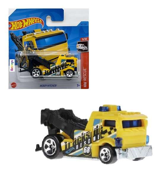 Hotwheels Hot Wheels Diecast Model Car 2023 247/250 Heavy Hitcher Tow Truck Rescue