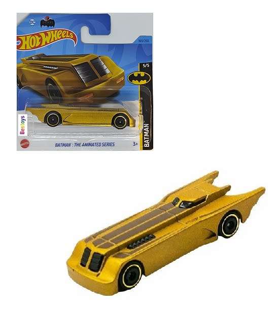 Hotwheels Hot Wheels Diecast Model Car 2023 169/250 Batmobile Batman Animated Series